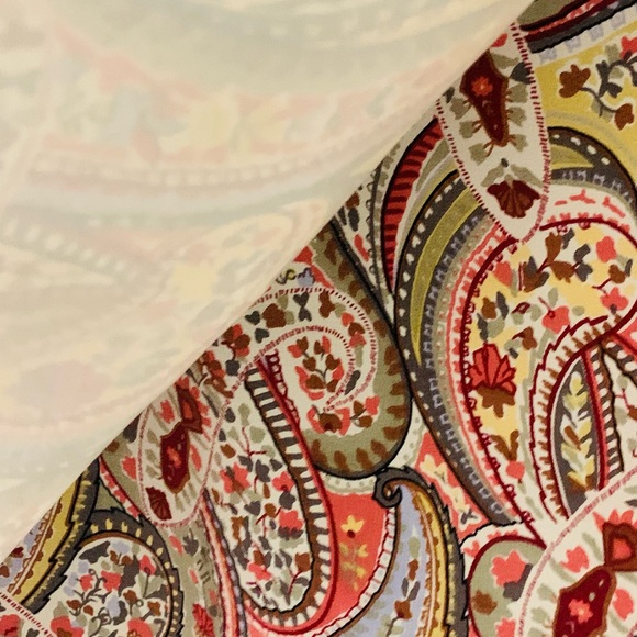 Vintage Charter Club pure silk faux wrap skirt - Picture 4 of 5